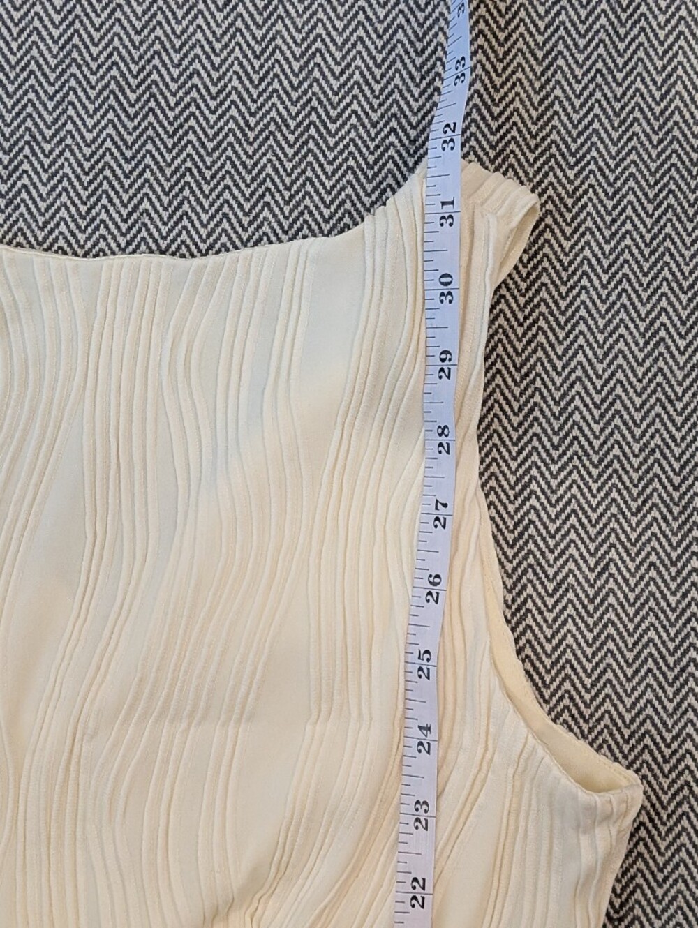 NWT Ripple Textured Sleeveless Cocktail Mini Dress (Med) Clean Girl Minimalist - Picture 10 of 11